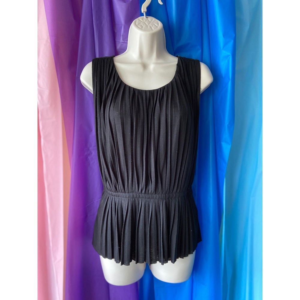 J.Crew Pleated Peplum Top (Medium)
